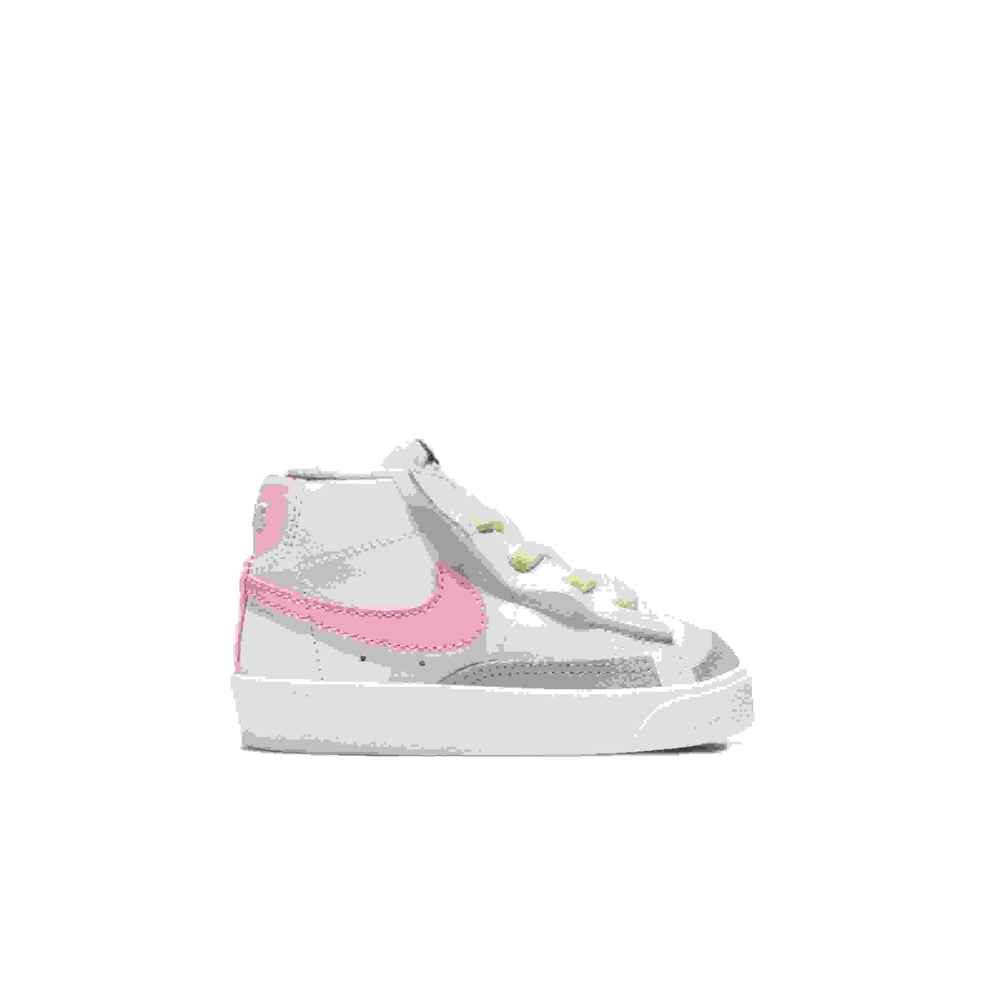 Nike Blazer Mid '77 Toddler Girls' "Summit White/Pink Foam" Shoe